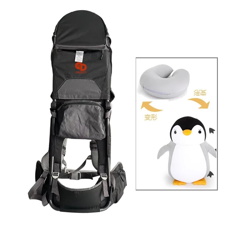 TrikeChildcity™ 4-in-1 Baby Tricycle Stroller with Canopy | Push Handle & Safety Harness